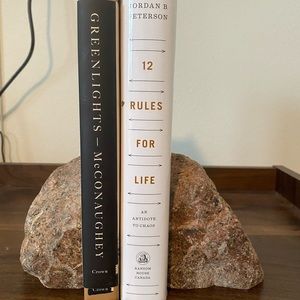 Pink Granite bookends